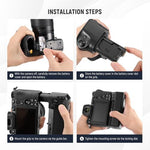 USB Type-C port placement on the vertical grip for direct power charging