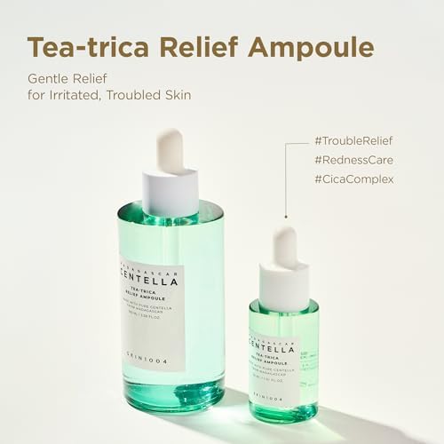 Close up of the authentic imported packaging of the four piece Korean skincare set