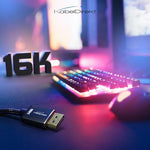 KabelDirekt ultra HD gaming cable displaying compatibility logos for G-Sync and FreeSync