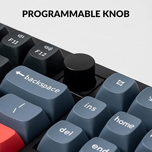Keychron V3 Carbon Black TKL layout top view
