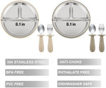 PandaEar toddler fork and spoon set with ergonomic handles