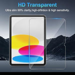 Installation view of bubble-free screen protector on iPad