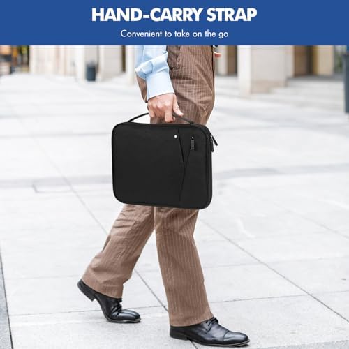 MoKo tablet sleeve main compartment showing a secure snug fit for an eleven inch tablet device.
