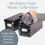 Snap-N-Store heavy duty disc holder showing the flat pack assembly design and corner snaps