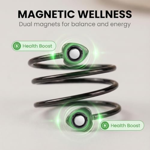 Adjustable open-cuff design of Lornrein magnetic ring