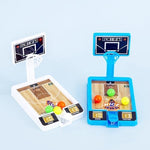 Detailed view of basketball hoop and mini balls