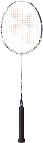 Yonex Astrox 99 Play badminton racket front view with White Tiger design