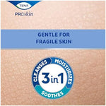 Tena Proskin rinse-free body wash tube packaging