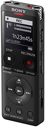 Sony UX570 ultra-portable dictaphone highlighting the built-in pop-out USB connection slider