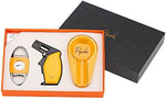 Close up view of the P PIPITA windproof single jet blue flame torch lighter showing the flame adjustment dial