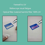 Yinoveen screen protector demonstrating blue light blocking feature on e-reader