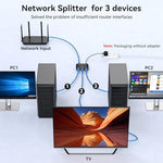 PVBCTCSID Gigabit Ethernet splitter with USB power cable