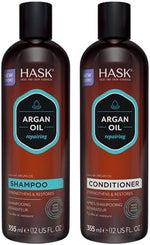 HASK Repairing Argan Oil hair care set packaging