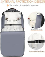 Mcbd car seat bag interior with secure straps