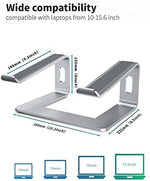 SOUNDANCE ergonomic notebook elevator showing side angle profile on a home office desk.