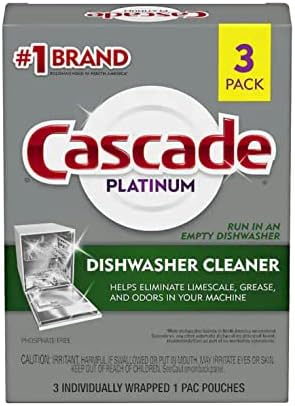 Cascade Platinum Dishwasher Cleaner, 3 count - Image 2