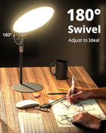 UBeesize desk light inline remote controller showing color temperature and brightness adjustment buttons