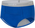 Close up view of the absorbent lining and tagless interior waistband on the Hanes toddler training briefs