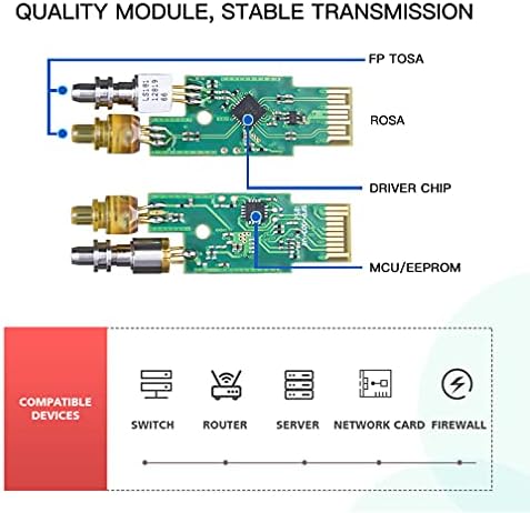 Two pack Ipolex SFP networking modules