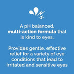 Optrex 100ml eye wash solution for removing dust and pollen contaminants