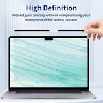 Laptop with Antogoo V privacy screen fully closed