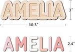 GifXify personalized name keepsake puzzle wave variant showcasing durable craftsmanship