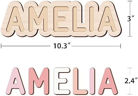 GifXify personalized name keepsake puzzle wave variant showcasing durable craftsmanship