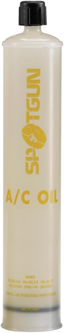 UView 46 Viscosity PAG Oil 8 Ounce Cartridge front view professional automotive AC lubricant