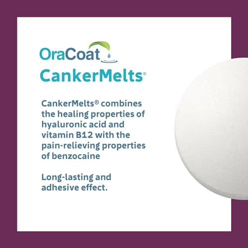 OraCoat oral pain reliever melts package dimensions and seal view