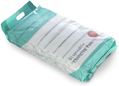 Baby Bright disposable pads inside a diaper bag for travel