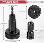 Henkgo wheel stud cleaner with abrasive pads
