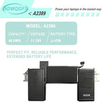 Full packaging and component overview for the 2020 M1 MacBook Air battery kit.