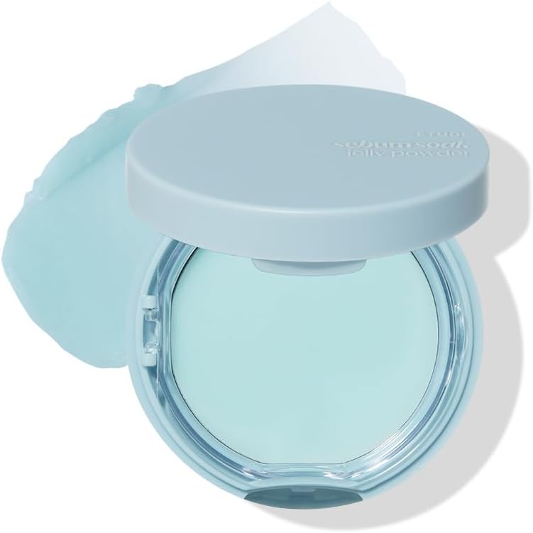 ETUDE Sebum Soak Jelly Pressed Powder front compact view for oil control