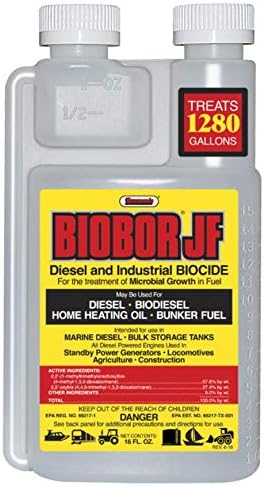 Biobor JF Diesel Fuel Additive 16 Ounce front bottle view fuel biocide supplement