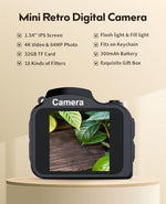 FLATIC tiny 4K camera displayed inside its premium elegant gift box packaging