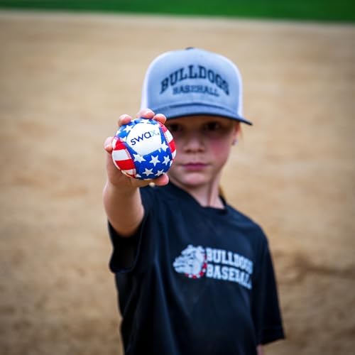 Swax baseball for indoor youth batting practice