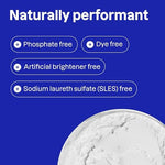 Eco-friendly laundry treatment spray targeting grease and oil stains.
