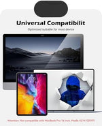 Two pack premium security webcam covers side by side showing open and closed sliding states.