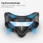Vznek VR facial interface side profile view