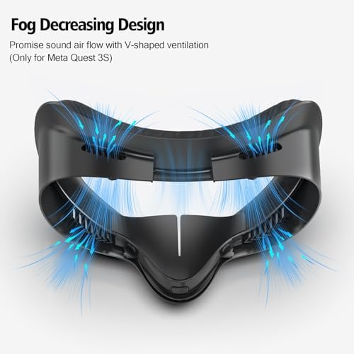 Vznek VR facial interface side profile view