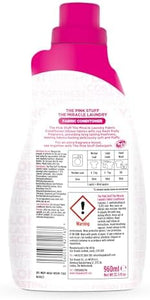 The Pink Stuff fabric softener liquid for long lasting rhubarb fragrance