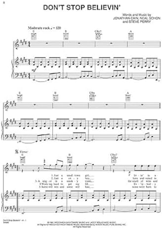 Journey -- Greatest Hits: Piano/Vocal/Guitar - Image 4
