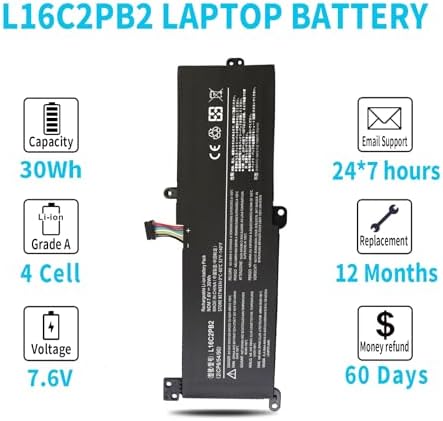 Bovekeey laptop internal battery replacement assembly side profile detailing the slim hardware form factor.