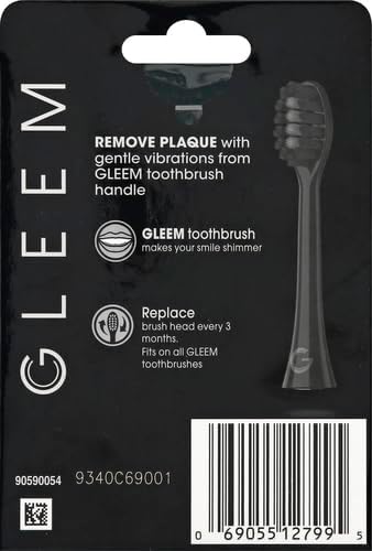 Two count packaging of authentic USA sourced sonic toothbrush replacement heads