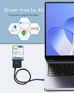 Mueuton data recovery tool connecting a 3.5 inch desktop drive