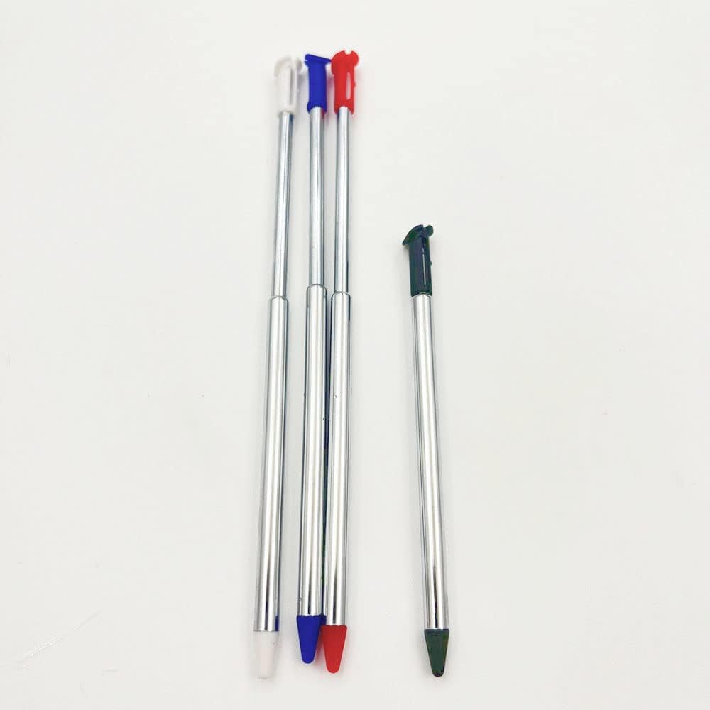 LightFairy metal adjustable touch stylus pen 4 count pack showing front view of extendable gaming pointers