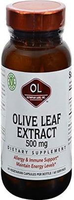 Olympian Labs Olive Leaf Extract - 500 mg - 60 capsules - Image 2