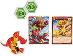 Bakugan Evolutions Pyrus Dragonoid transforming on BakuCores