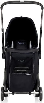 Evenflo infant car seat accessory storage bag showing the front mesh window for quick visibility of interior contents.