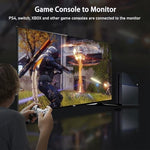 Zorbes durable gold plated HDMI to VGA display adapter close up